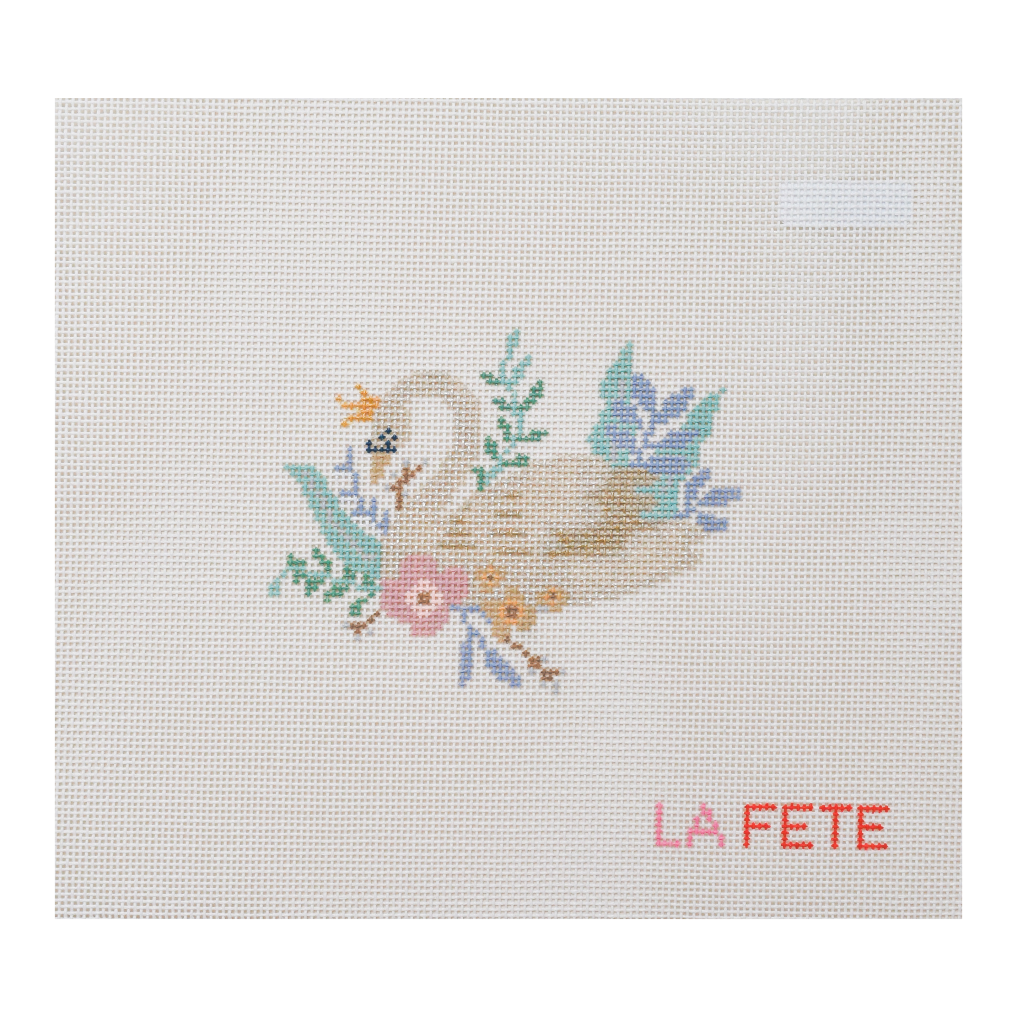12 Days Of Christmas - Seven Swans A-Swimming Hand Painted Needlepoint