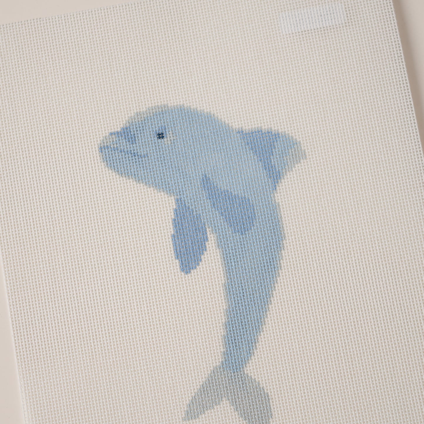 Dolphin Hand Painted Needlepoint Canvas