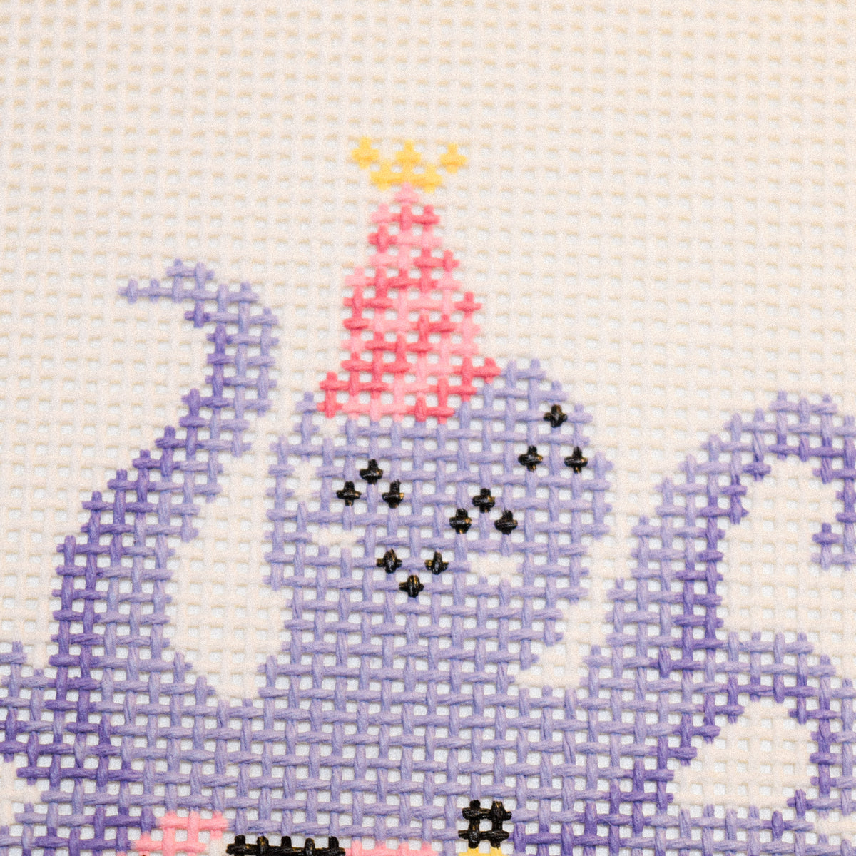 Party Animals - DJ Octopus Hand Painted Needlepoint Canvas