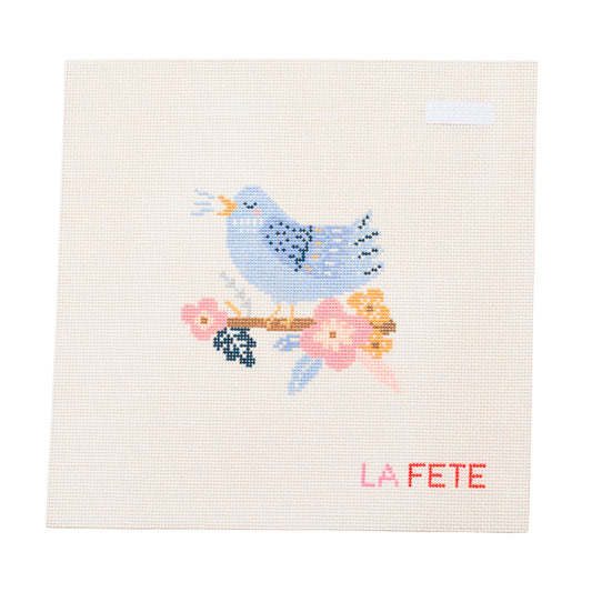 12 Days Of Christmas - Four Calling Birds Hand Painted Needlepoint Canvas