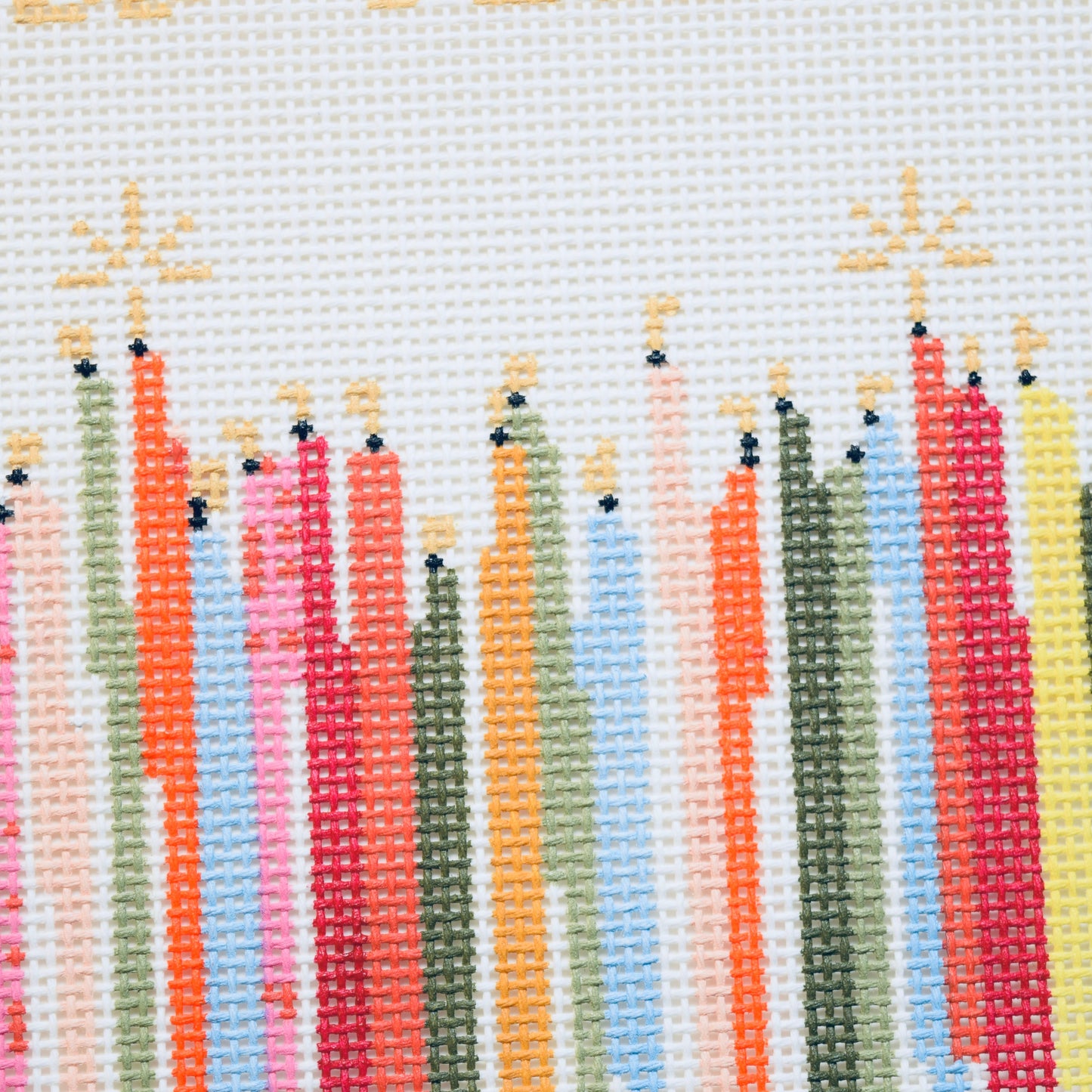 'Make a Wish' Pouch Hand Painted Needlepoint Canvas