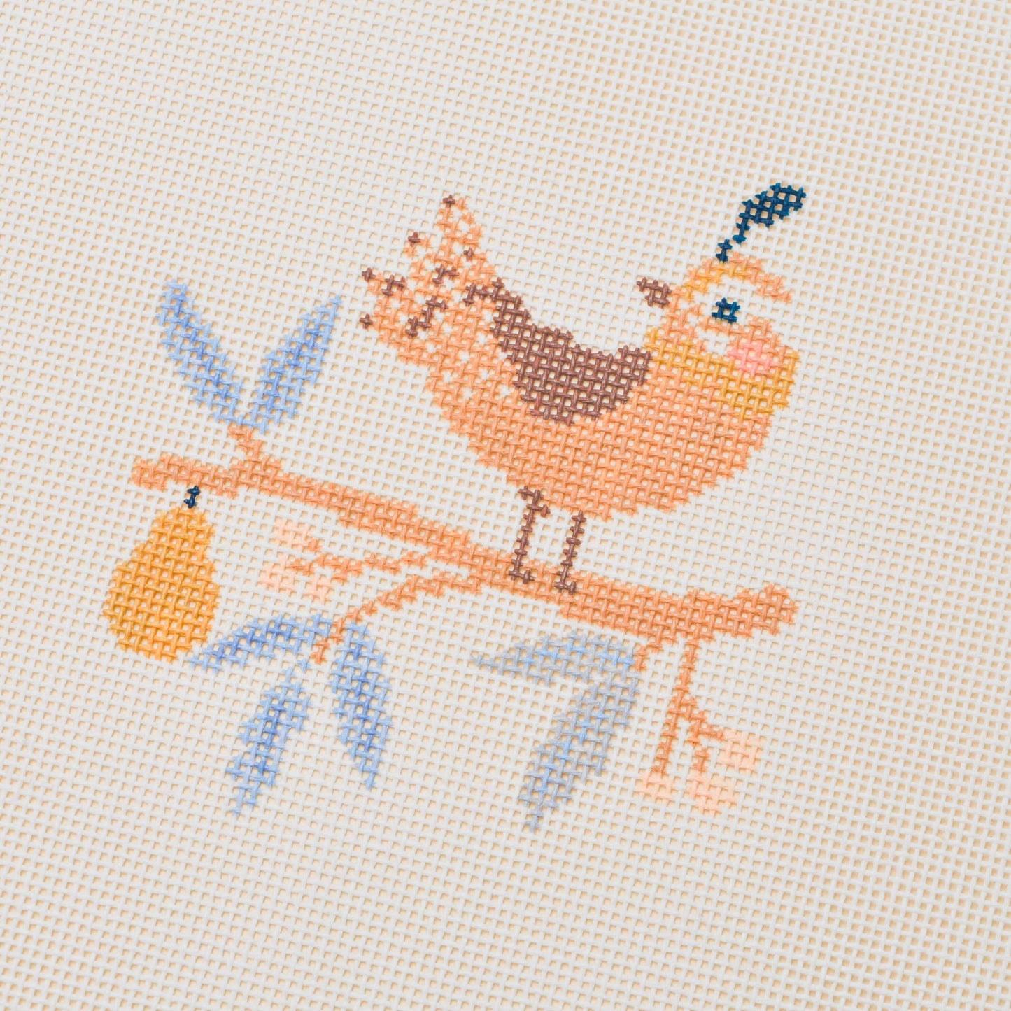 12 Days Of Christmas - A Partridge in a Pear Tree Hand Painted Needlepoint Canvas