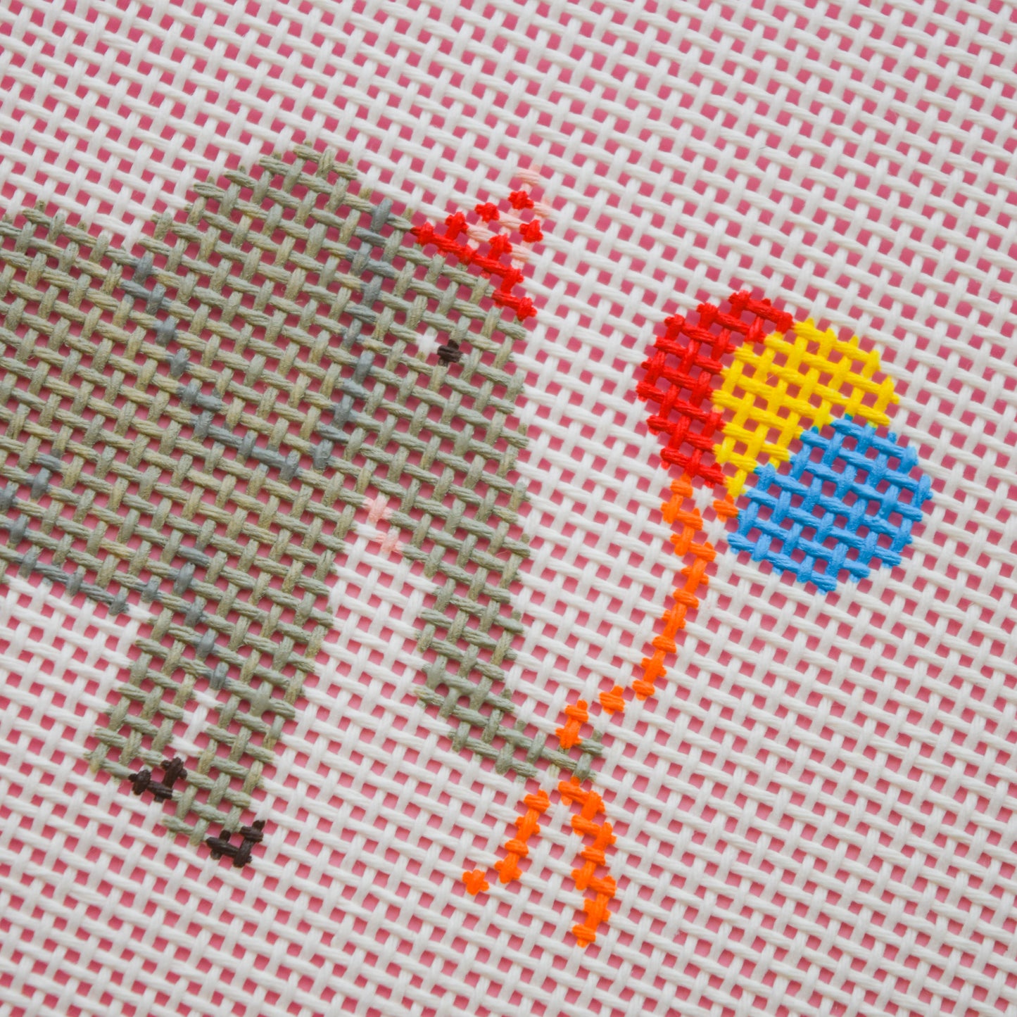 Party Animals - Elephant Needlepoint Canvas