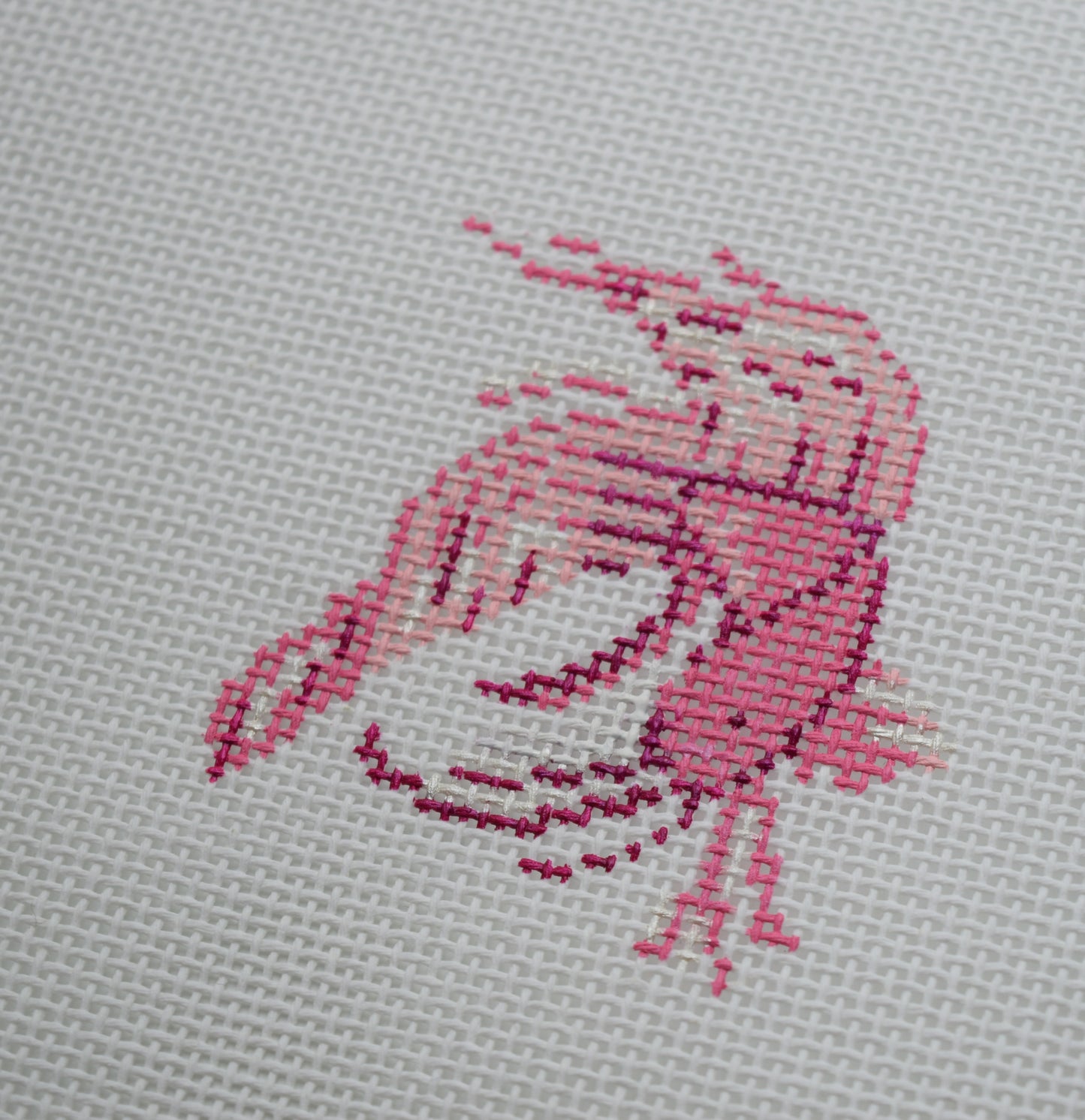 Glitter Fish Hand Painted Needlepoint Canvas