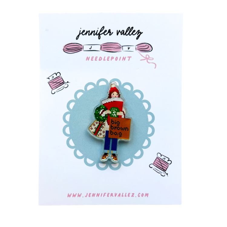 Holiday Shopper Needle Minder