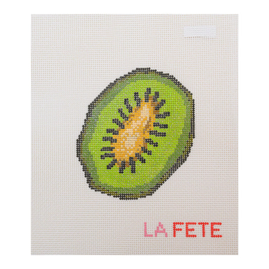 Fruit Gems Kiwi Hand Painted Needlepoint Canvas