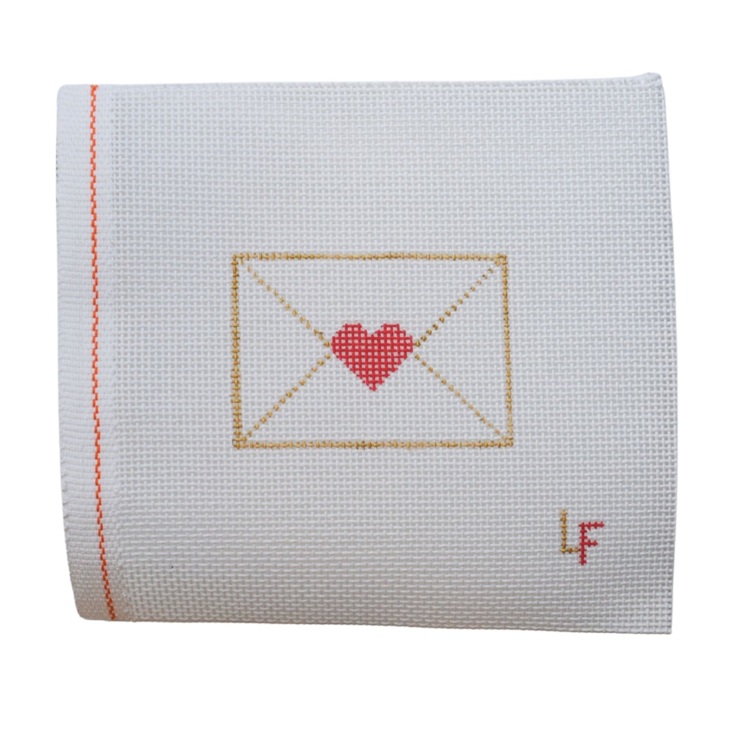 Love Note Hand Painted Needlepoint Canvas