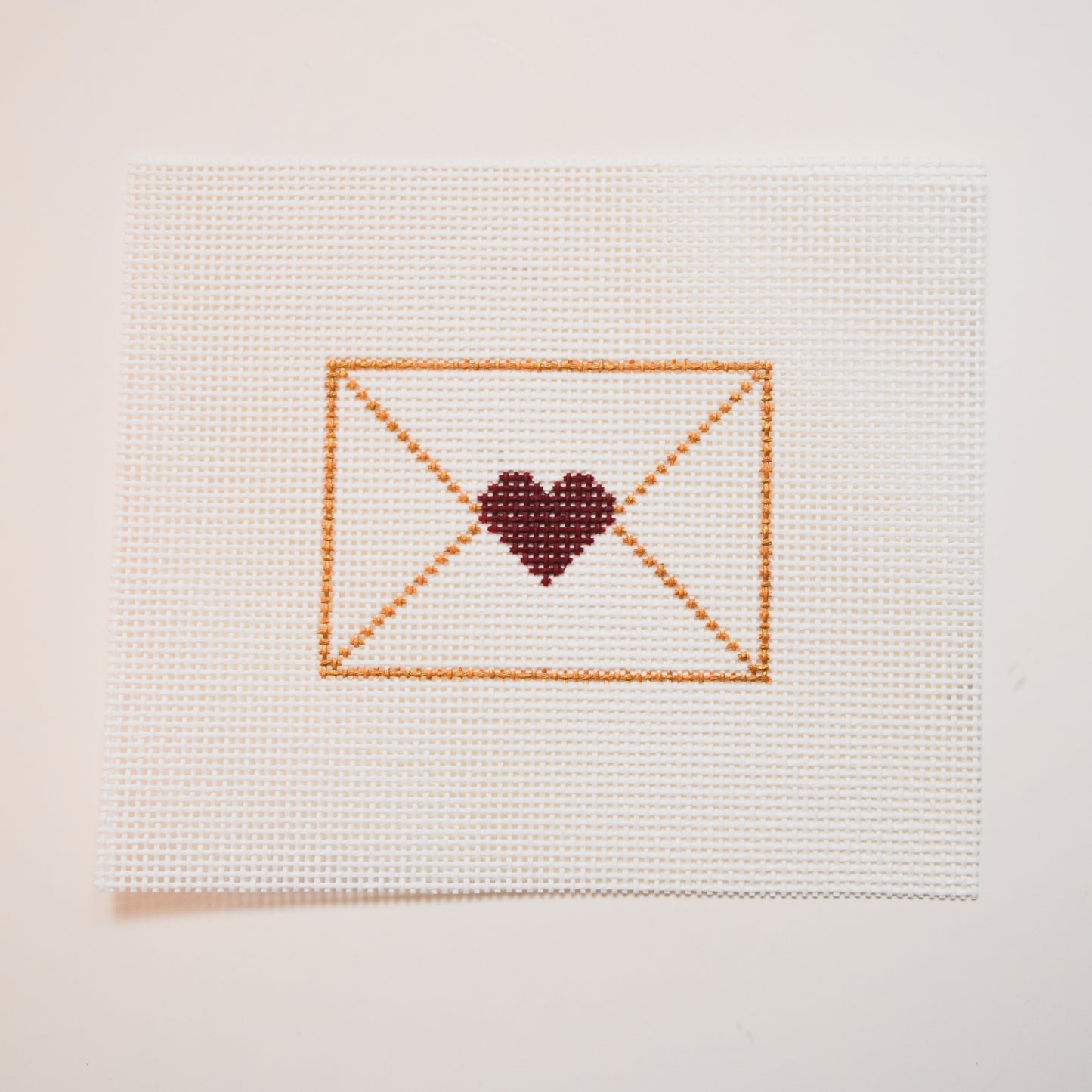 Love Note Hand Painted Needlepoint Canvas