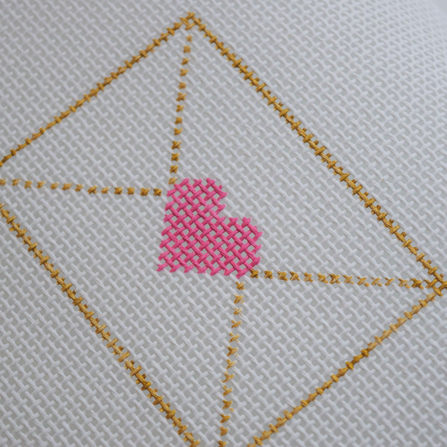 Love Note Hand Painted Needlepoint Canvas