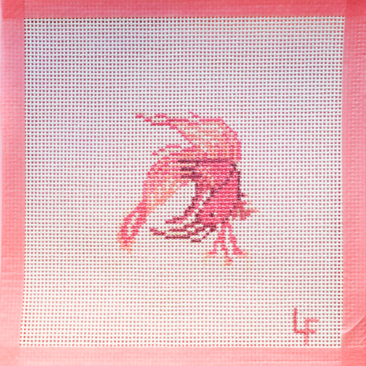 Glitter Fish Needlepoint Canvas