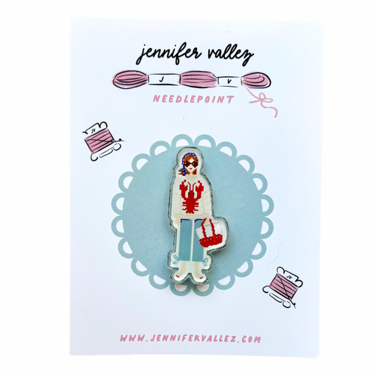Lobster Girl Needle Minder