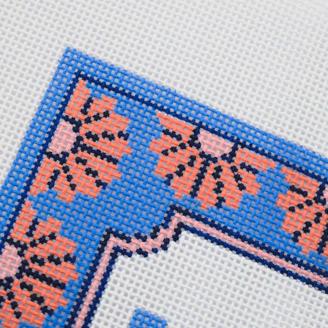 'No Dogs On This Sofa' Hand Painted Needlepoint Canvas