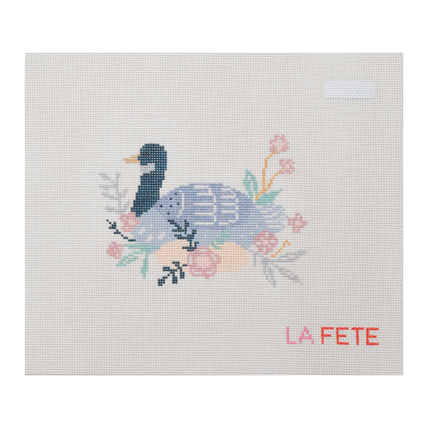 12 Days Of Christmas - Six Geese A-Laying Hand Painted Needlepoint Canvas