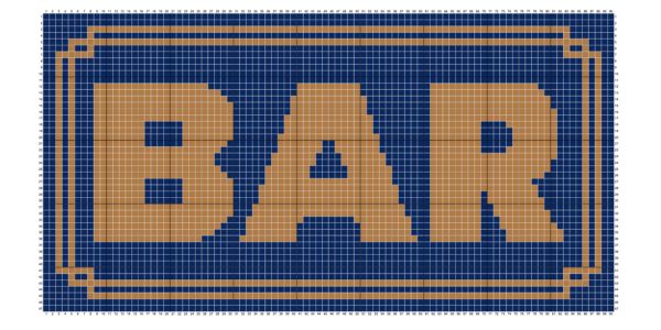 Needlepoint chart preview